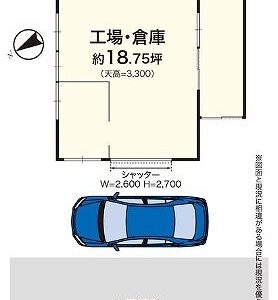 神奈川県横浜市港北区新吉田町５１３６　18.7坪　貸倉庫・貸工場｜L-Net（エルネット） 画像1