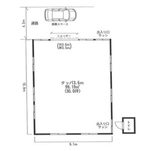 神奈川県横浜市都筑区大熊町８５　30坪　貸倉庫・貸工場｜L-Net（エルネット） 画像1