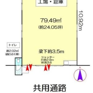 神奈川県横浜市都筑区大熊町１０１－２　24.7坪　貸倉庫・貸工場｜L-Net（エルネット） 画像3
