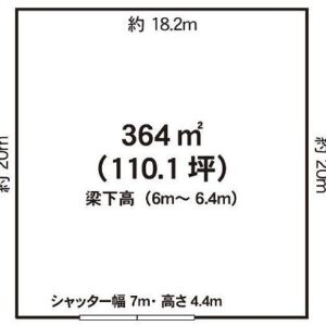 千葉県船橋市芝山２丁目７－１　110.1坪　貸倉庫・貸工場｜L-Net（エルネット） 画像1