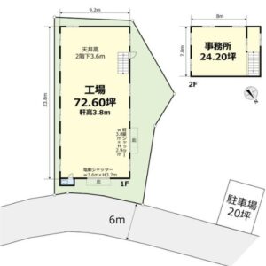 千葉県千葉市花見川区長作町２３３２－２　96.8坪　貸倉庫・貸工場｜L-Net（エルネット） 画像1