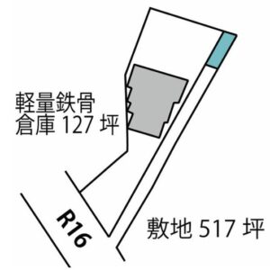千葉県柏市藤ケ谷新田６２－７　127.7坪　貸倉庫・貸工場｜L-Net（エルネット） 画像1