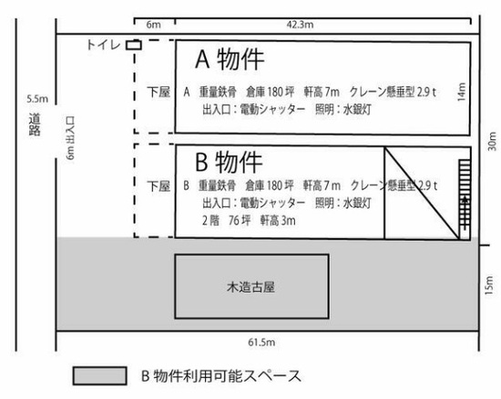 千葉県柏市藤心950-1 179.1坪 貸倉庫・貸工場|L-Net(エルネット) 画像4 千葉県柏市藤心950-1 179.1坪 貸倉庫・貸工場|L-Net(エルネット) 画像4