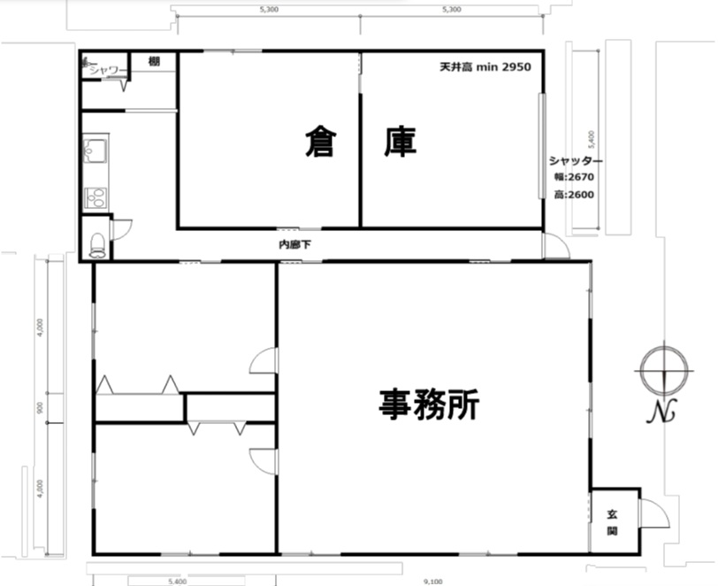 千葉県千葉市花見川区幕張町3丁目1570-1 65.7坪 貸倉庫・貸工場|L-Net(エルネット) 画像4 千葉県千葉市花見川区幕張町3丁目1570-1 65.7坪 貸倉庫・貸工場|L-Net(エルネット) 画像4