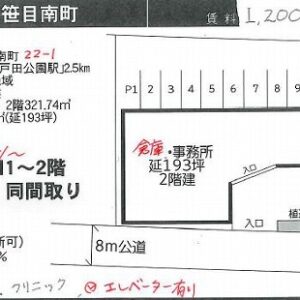 埼玉県戸田市笹目南町２２－１　97.3坪　貸倉庫・貸工場｜L-Net（エルネット） 画像1