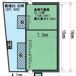 埼玉県北葛飾郡松伏町大字大川戸２４－２　33.1坪　貸倉庫・貸工場｜L-Net（エルネット） 画像1