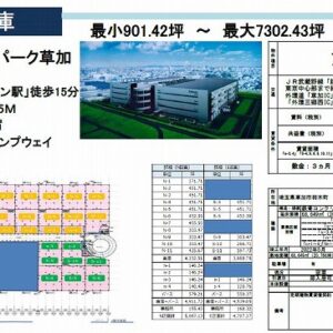 埼玉県草加市柿木町　7302.4坪　貸倉庫・貸工場｜L-Net（エルネット） 画像2