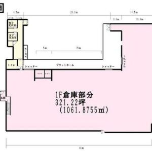 埼玉県越谷市大成町６丁目１３２－１　413.2坪　貸倉庫・貸工場｜L-Net（エルネット） 画像1