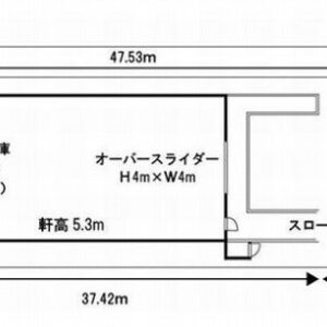 埼玉県八潮市大字浮塚２６１　110.2坪　貸倉庫・貸工場｜L-Net（エルネット） 画像1