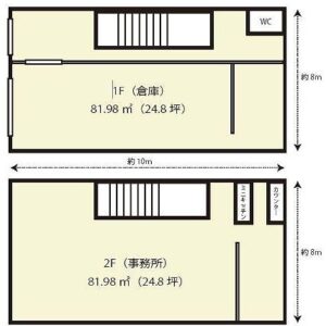 埼玉県川口市上青木３丁目　49.6坪　貸倉庫・貸工場｜L-Net（エルネット） 画像1
