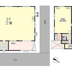 埼玉県三郷市鷹野５丁目４１８－１　75.7坪　貸倉庫・貸工場｜L-Net（エルネット） 画像1