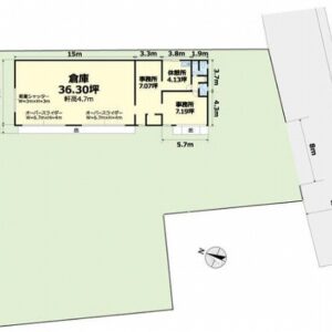 埼玉県川越市大字小堤３２７－１９　58.1坪　貸倉庫・貸工場｜L-Net（エルネット） 画像1