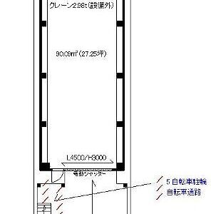 埼玉県川口市南鳩ヶ谷４丁目２４－１５　27.3坪　貸倉庫・貸工場｜L-Net（エルネット） 画像1