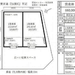 埼玉県加須市馬内３１０－３　170.9坪　貸倉庫・貸工場｜L-Net（エルネット） 画像1