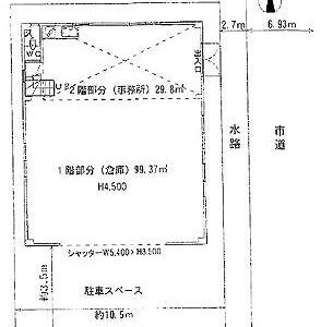 埼玉県三郷市鷹野２丁目４１８－５　39.1坪　貸倉庫・貸工場｜L-Net（エルネット） 画像1