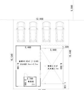 埼玉県さいたま市見沼区砂町２丁目３２－２２　15坪　貸倉庫・貸工場｜L-Net（エルネット） 画像1