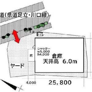 埼玉県川口市大字安行吉岡１４６８－１　151.1坪　貸倉庫・貸工場｜L-Net（エルネット） 画像1
