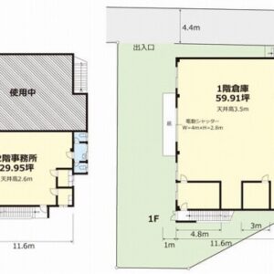 埼玉県さいたま市桜区大字田島３－３－１２　89.9坪　貸倉庫・貸工場｜L-Net（エルネット） 画像1