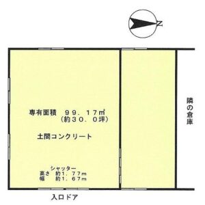 埼玉県三郷市半田１８６－１　30坪　貸倉庫・貸工場｜L-Net（エルネット） 画像1