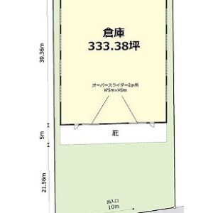 埼玉県鶴ヶ島市大字下新田５７５－２３　333.4坪　貸倉庫・貸工場｜L-Net（エルネット） 画像1