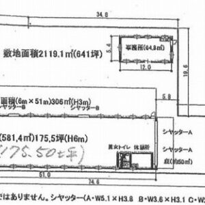 埼玉県さいたま市西区大字塚本３－５３－４　175.9坪　貸倉庫・貸工場｜L-Net（エルネット） 画像1