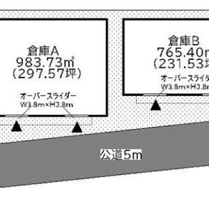 埼玉県三郷市彦川戸１丁目２８６　536.6坪　貸倉庫・貸工場｜L-Net（エルネット） 画像1