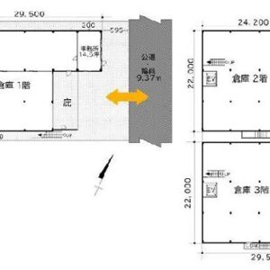 埼玉県八潮市大字南川崎５４２　449.3坪　貸倉庫・貸工場｜L-Net（エルネット） 画像1