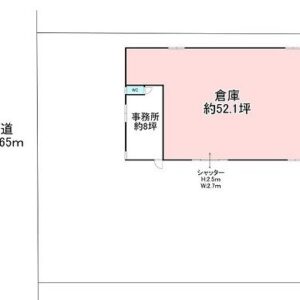 埼玉県坂戸市東坂戸２丁目４６　60.1坪　貸倉庫・貸工場｜L-Net（エルネット） 画像1