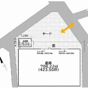 埼玉県加須市正能１３－１　224.2坪　貸倉庫・貸工場｜L-Net（エルネット） 画像1