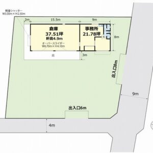 埼玉県ふじみ野市大井武蔵野1283-3 62坪 貸倉庫・貸工場|L-Net(エルネット) 画像1 埼玉県ふじみ野市大井武蔵野1283-3 62坪 貸倉庫・貸工場|L-Net(エルネット) 画像1