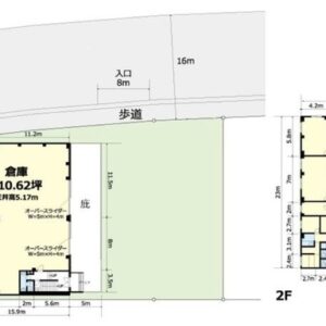 埼玉県所沢市東所沢２丁目５４－１２　188.5坪　貸倉庫・貸工場｜L-Net（エルネット） 画像1