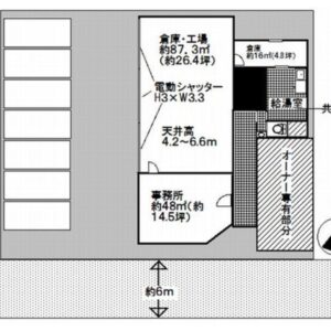 埼玉県春日部市赤沼７６３－１　46.8坪　貸倉庫・貸工場｜L-Net（エルネット） 画像1