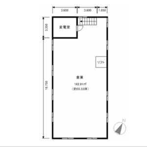 埼玉県川越市大字下赤坂６６３－１　110.7坪　貸倉庫・貸工場｜L-Net（エルネット） 画像1