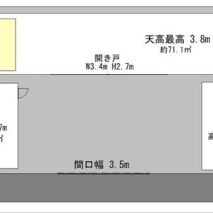 埼玉県坂戸市大字善能寺２０７－１４　26.6坪　貸倉庫・貸工場｜L-Net（エルネット） 画像1