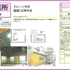 埼玉県川口市青木３丁目２４－２４ 貸倉庫・貸工場｜L-Net（エルネット）