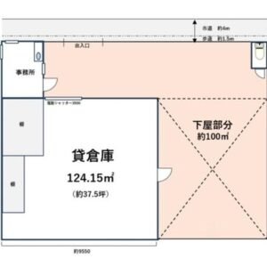 埼玉県三郷市彦野１丁目７７　37.6坪　貸倉庫・貸工場｜L-Net（エルネット） 画像1