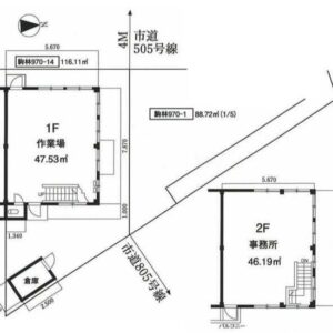 埼玉県ふじみ野市駒林９７０－１　27.9坪　貸倉庫・貸工場｜L-Net（エルネット） 画像2