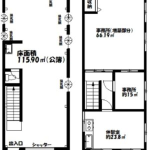 埼玉県上尾市大字壱丁目49-13　69.6坪　貸倉庫・貸工場｜L-Net（エルネット） 画像1