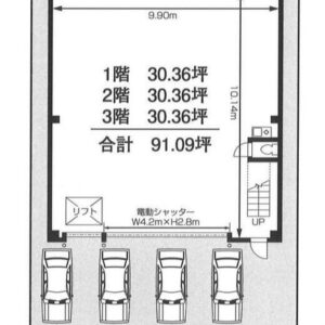 埼玉県戸田市笹目４丁目３４－１７　91.1坪　貸倉庫・貸工場｜L-Net（エルネット） 画像1