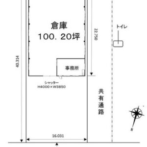 埼玉県川越市大字中福５４－４　100.2坪　貸倉庫・貸工場｜L-Net（エルネット） 画像4