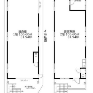 埼玉県川口市南鳩ヶ谷６丁目１７－２ 63.9坪 貸倉庫・貸工場｜L-Net（エルネット）