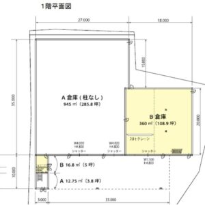 埼玉県入間市大字上藤沢５３８－１　404.7坪　貸倉庫・貸工場｜L-Net（エルネット） 画像3
