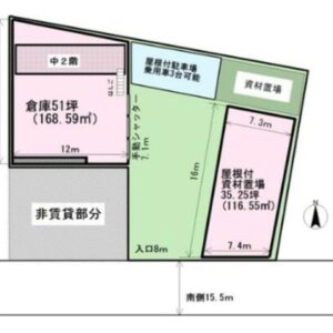 埼玉県越谷市谷中町１丁目１５９－１　86.3坪　貸倉庫・貸工場｜L-Net（エルネット） 画像4