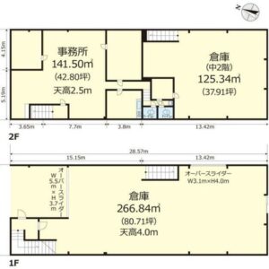 埼玉県所沢市大字中富６８－２　161.4坪　貸倉庫・貸工場｜L-Net（エルネット） 画像4