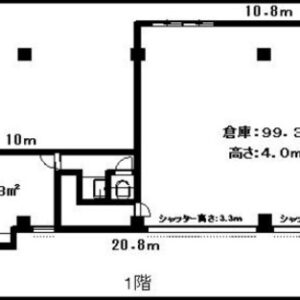 埼玉県草加市両新田西町４０３－１　92.8坪　貸倉庫・貸工場｜L-Net（エルネット） 画像1