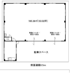 埼玉県戸田市氷川町　50坪　貸倉庫・貸工場｜L-Net（エルネット） 画像3