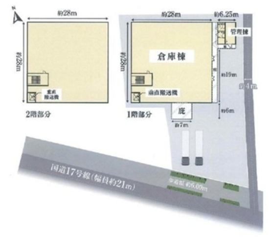 埼玉県本庄市若泉3丁目2-1 488.5坪 貸倉庫・貸工場|L-Net(エルネット) 画像3 埼玉県本庄市若泉3丁目2-1 488.5坪 貸倉庫・貸工場|L-Net(エルネット) 画像3