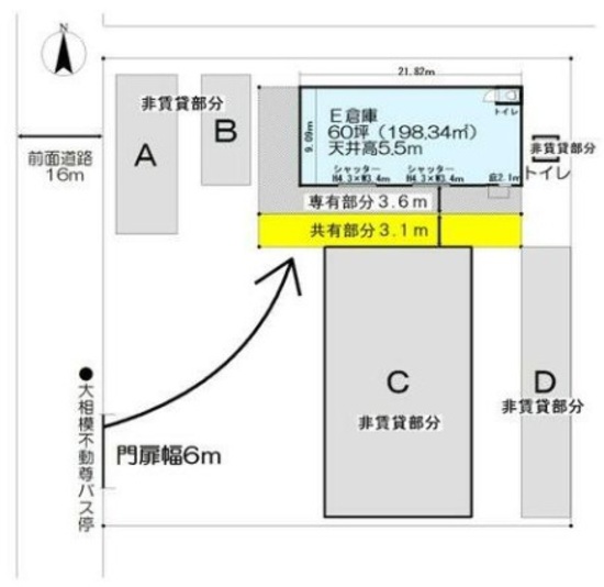 埼玉県越谷市相模町5丁目20 60坪 貸倉庫・貸工場|L-Net(エルネット) 画像5 埼玉県越谷市相模町5丁目20 60坪 貸倉庫・貸工場|L-Net(エルネット) 画像5